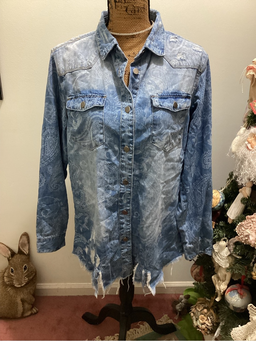 Bohemian Denim Shirt